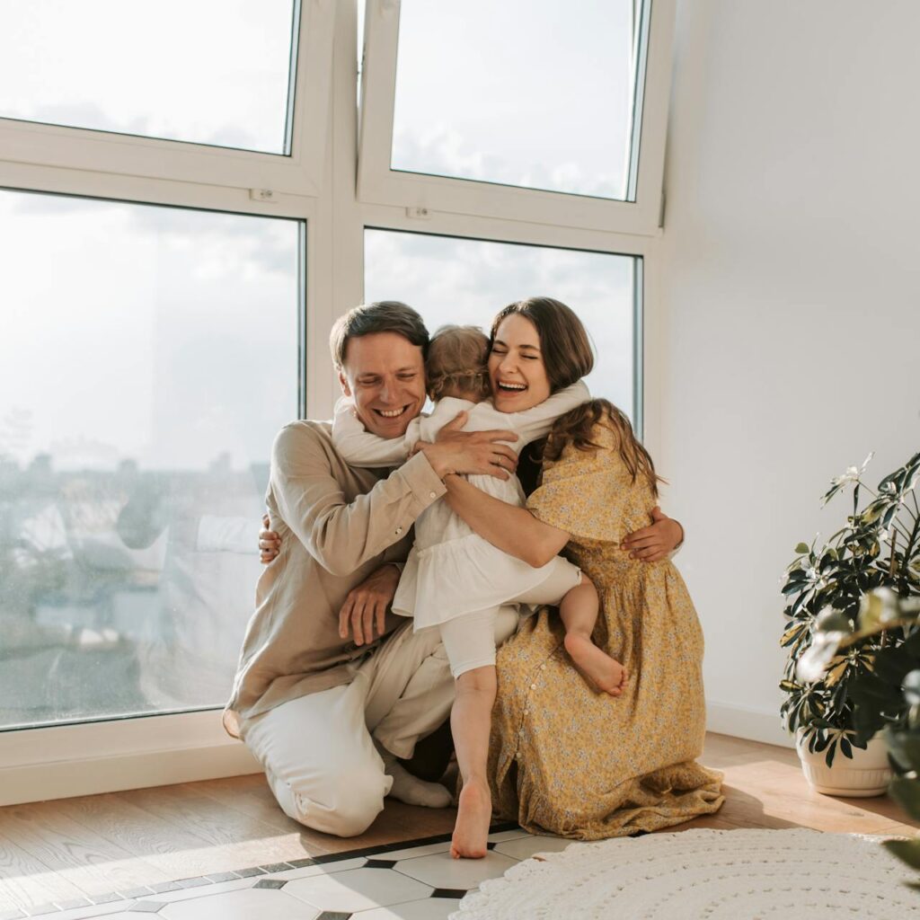 parent using gentle ways for my calm moment with my kid at home.