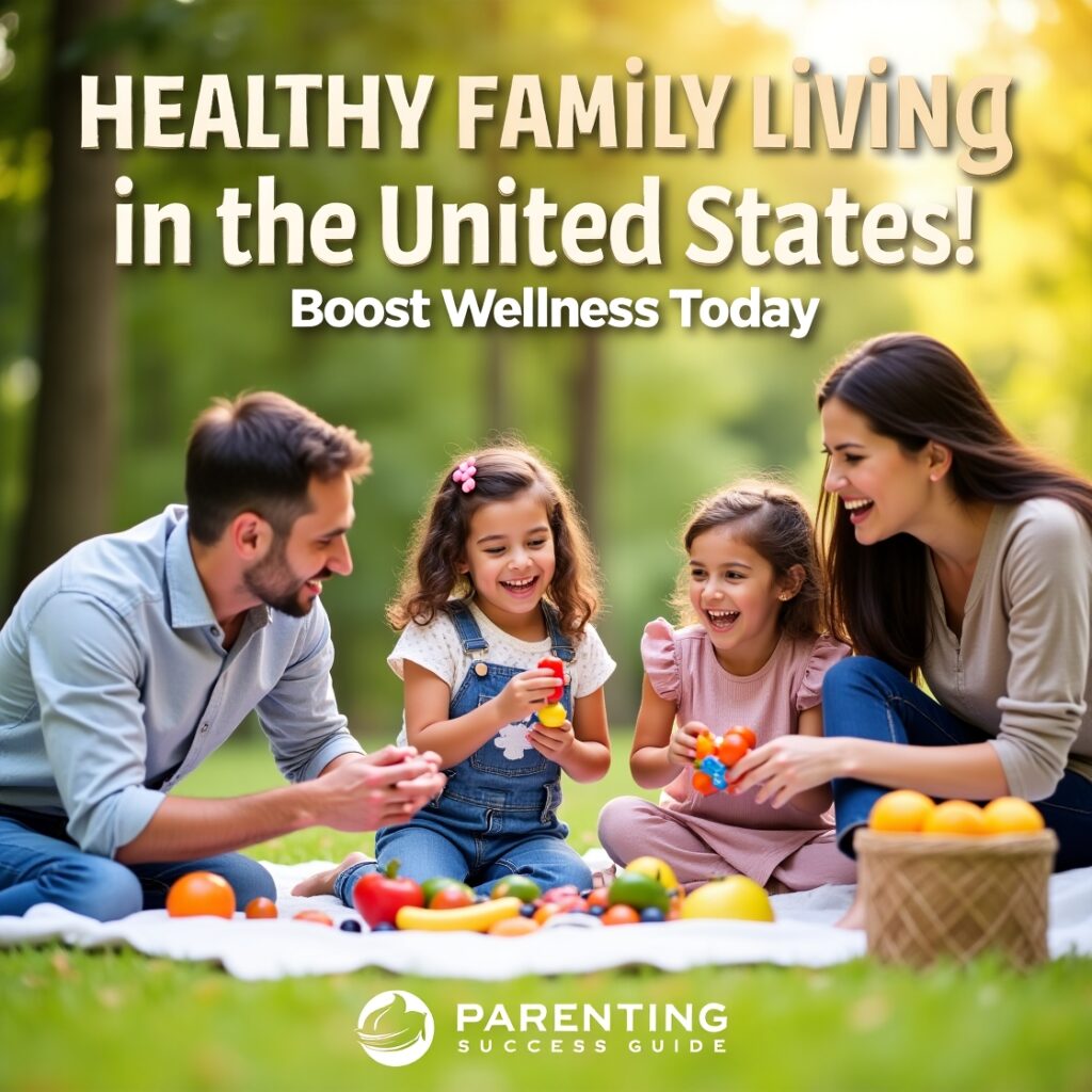 Healthy Family Living in the United States