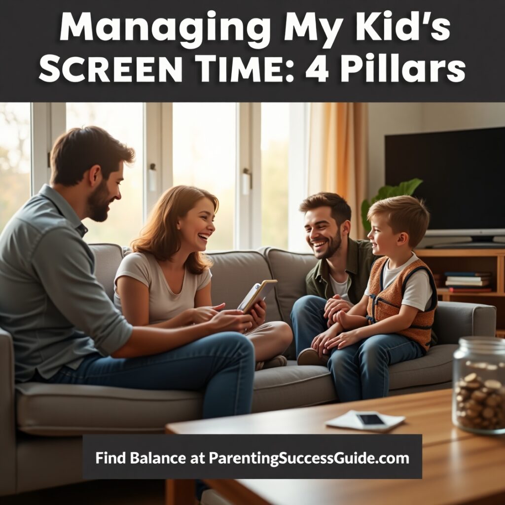 Managing My Kid’s Screen Time: 4 Pillars